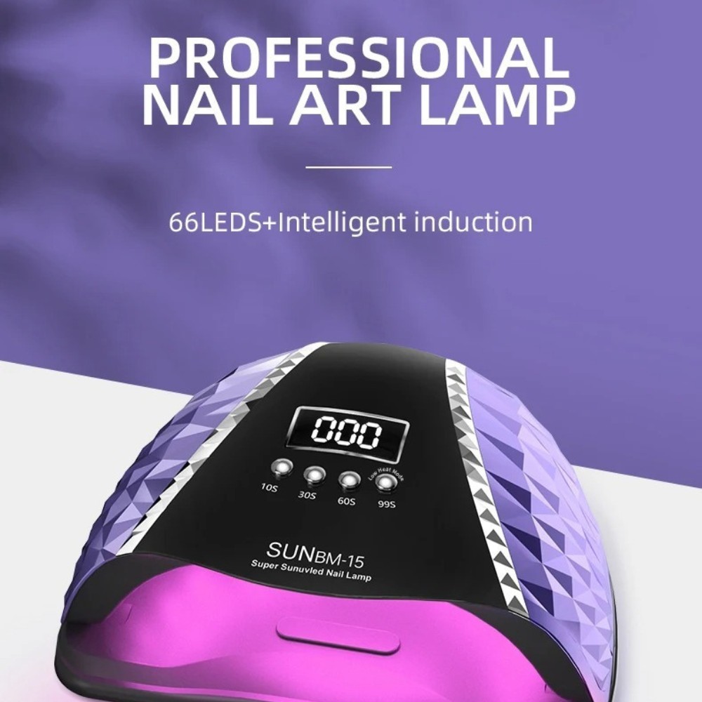 Professional Motion Sensor, 220W UV LED Nail Lamp 66LEDs