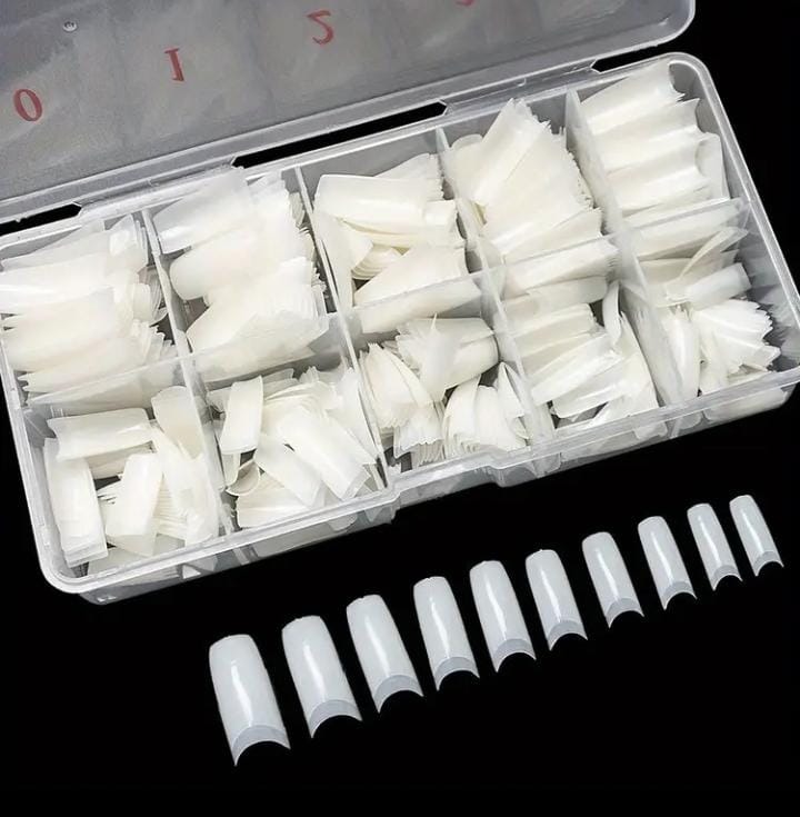 Nail Tips Natural 500 Pieces