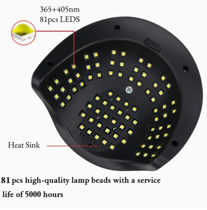 Professional Sunx23, 240V Nail Lamp with 81 Lamp Beads - Image 2