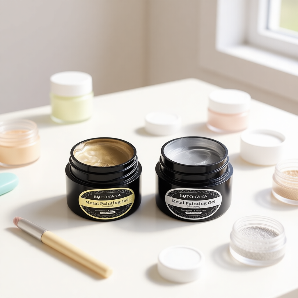 Golden & Silvery Magic Mirror Metal Gel - Image 5