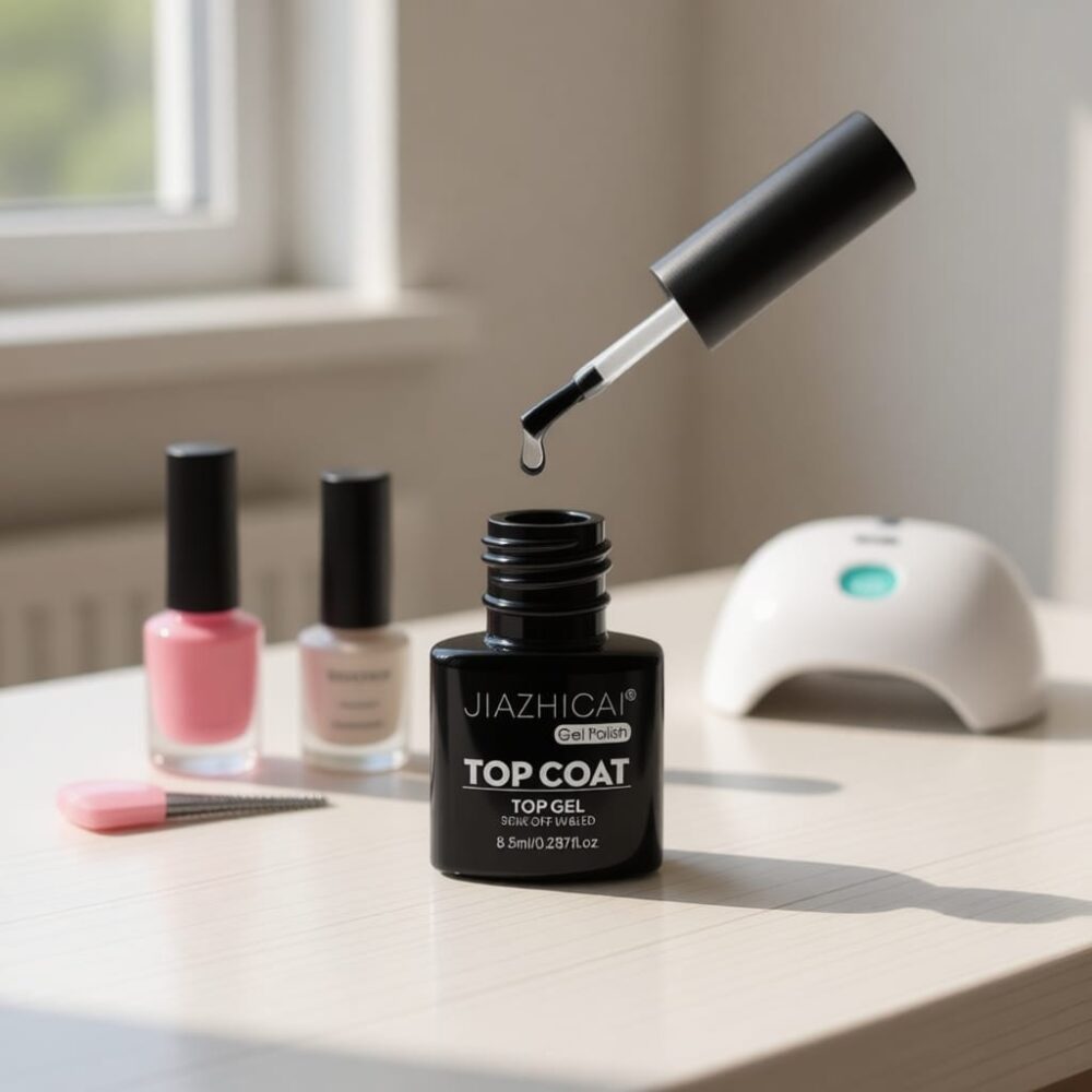 No Wipe Glossy Top Coat – (8.5ml)