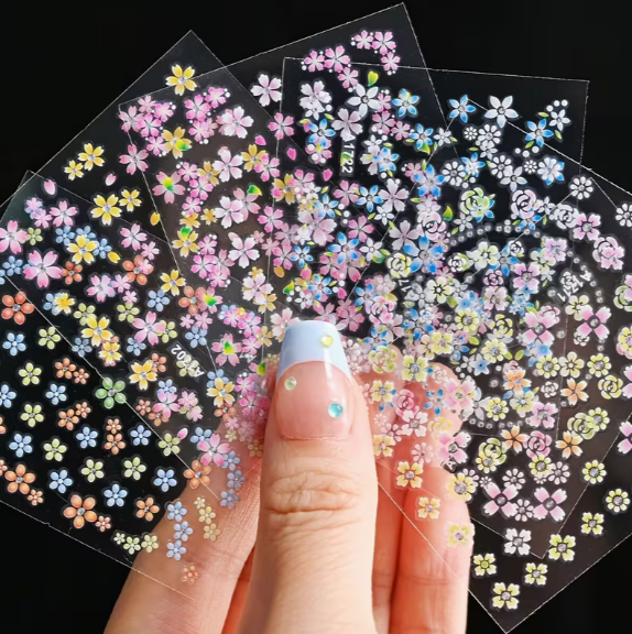 Floral Nail Art Sticker