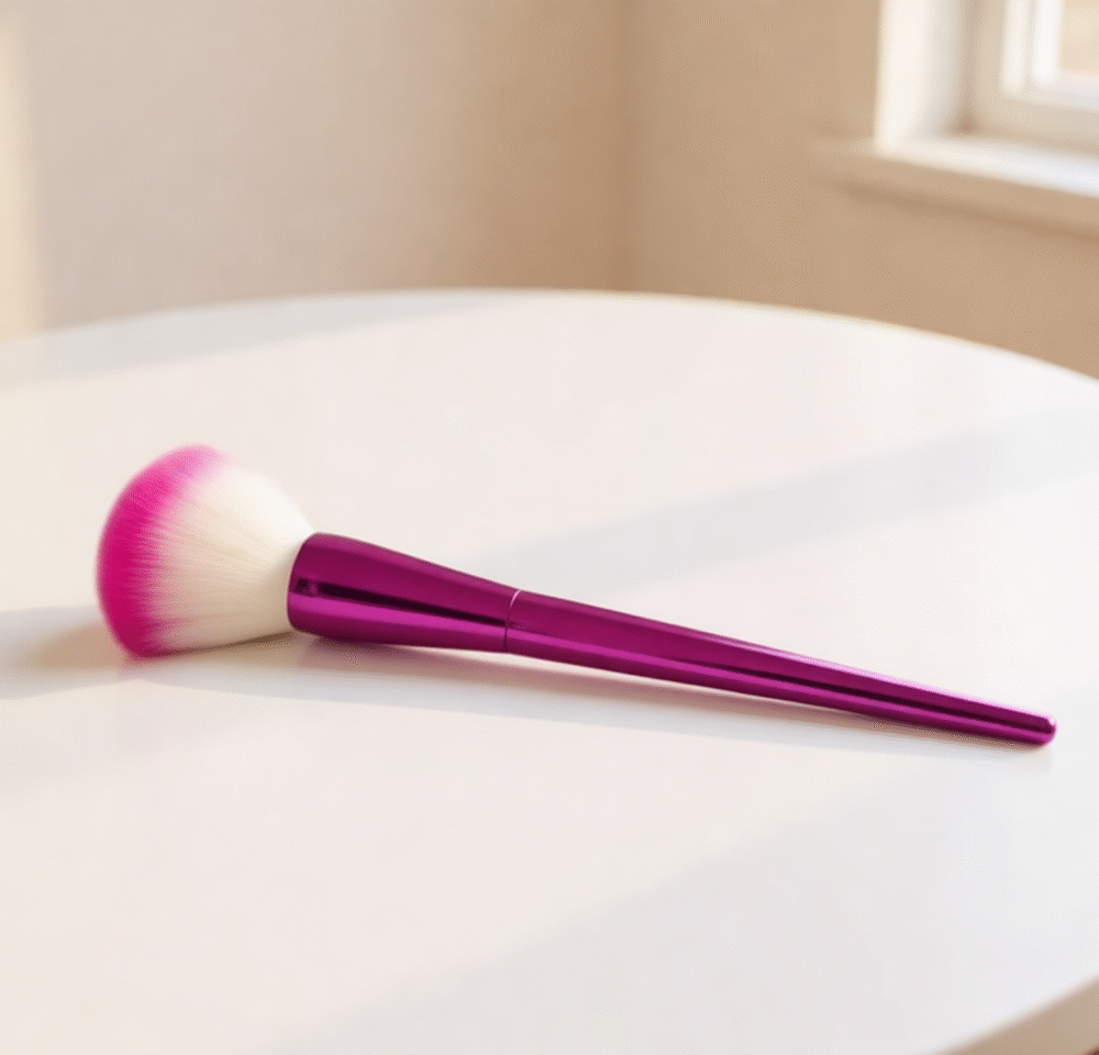 Pink Soft Bristle Nail Dust Cleaning Brush