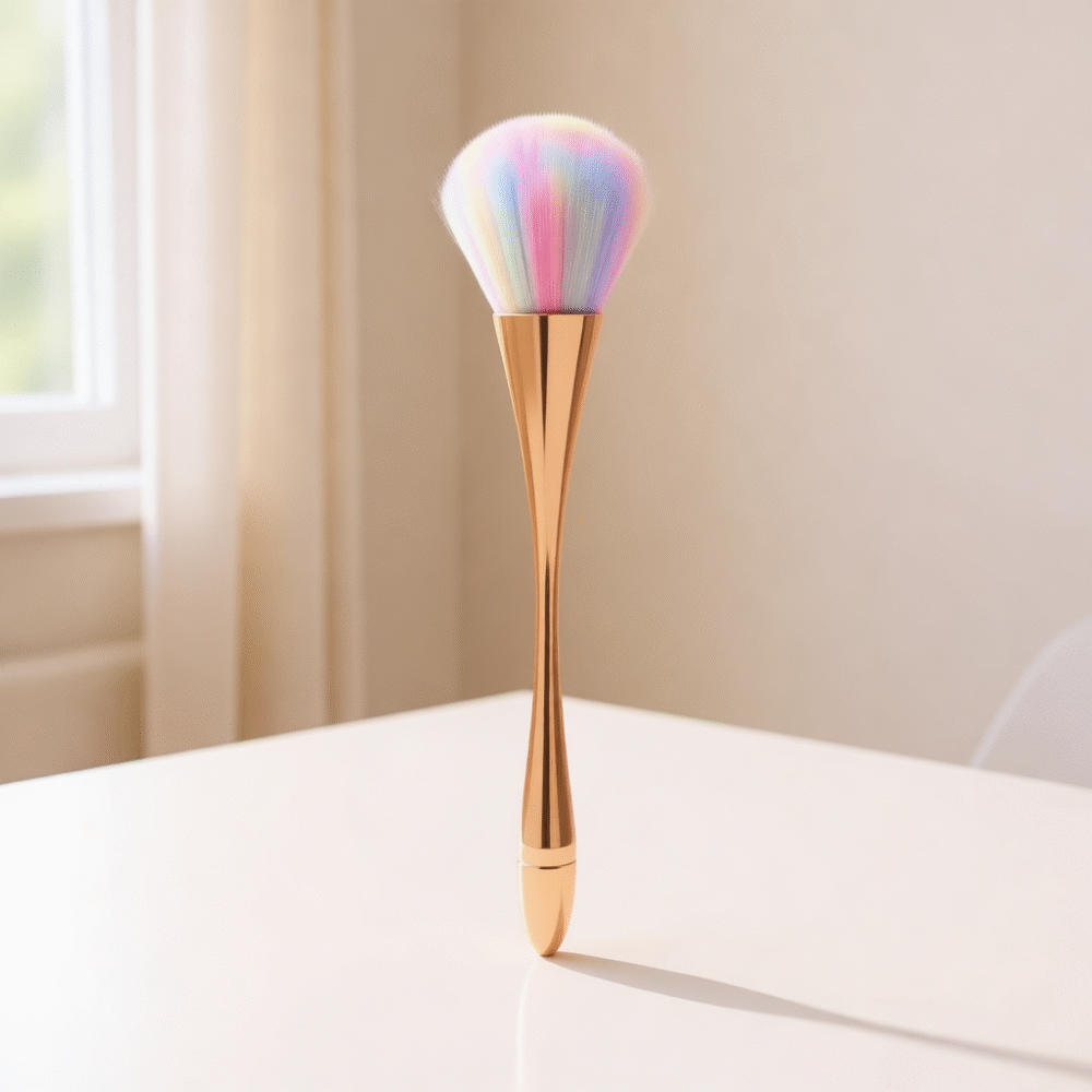Multicolor Soft Bristle Nail Dust Brush