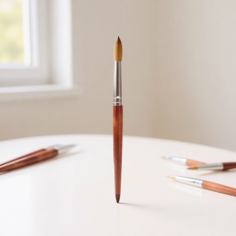 Kolinsky Wooden Brush #10 & #12