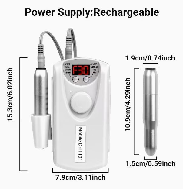 Nail Drill Machine | Rechargeable Nail Art Electric Sander