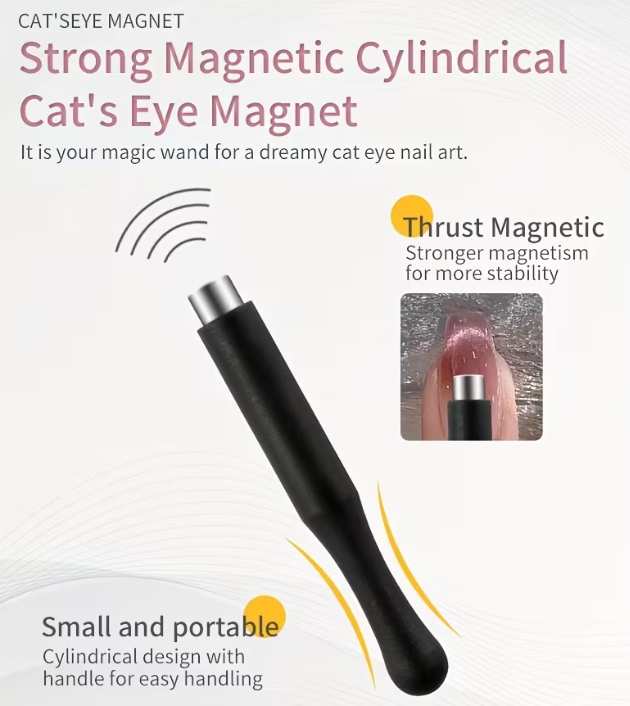 Cylindrical Nail Cat Eye Magnet