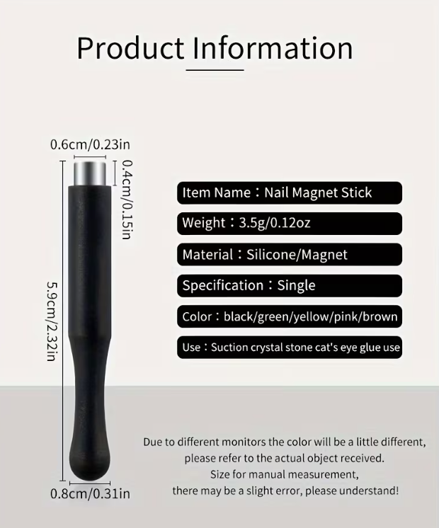 Cylindrical Nail Cat Eye Magnet - Image 3