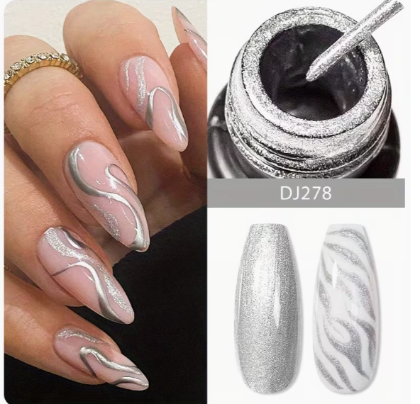 Silver Nail Gel Liner - Image 3