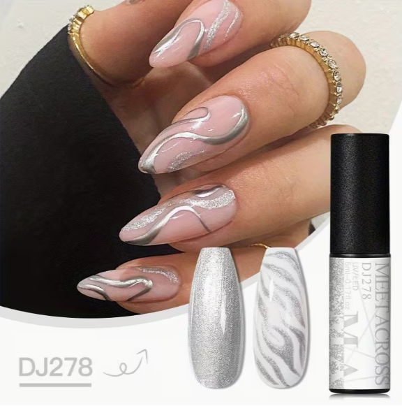 Silver Nail Gel Liner