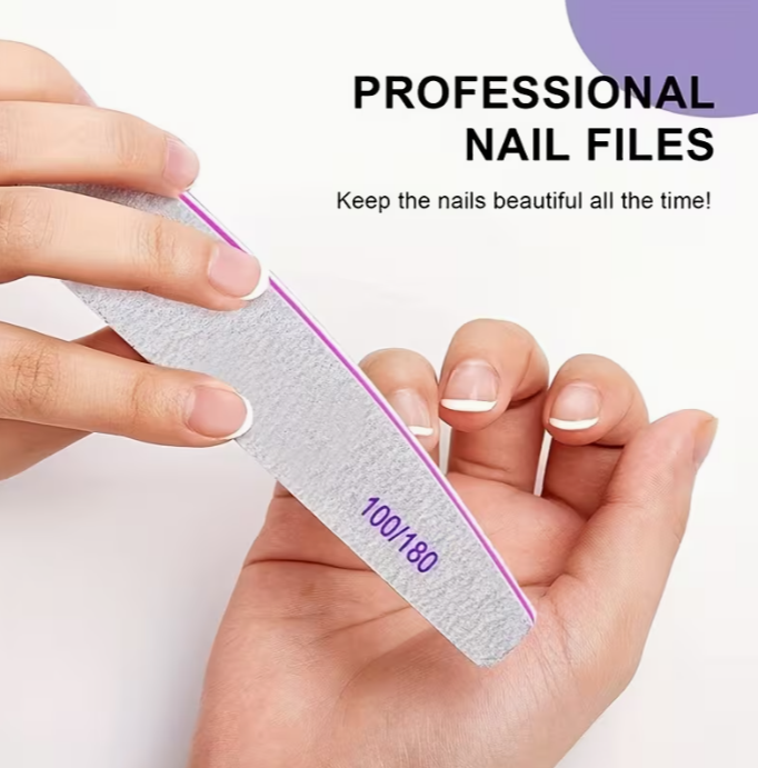 Curved Nail File 100/180 Grit