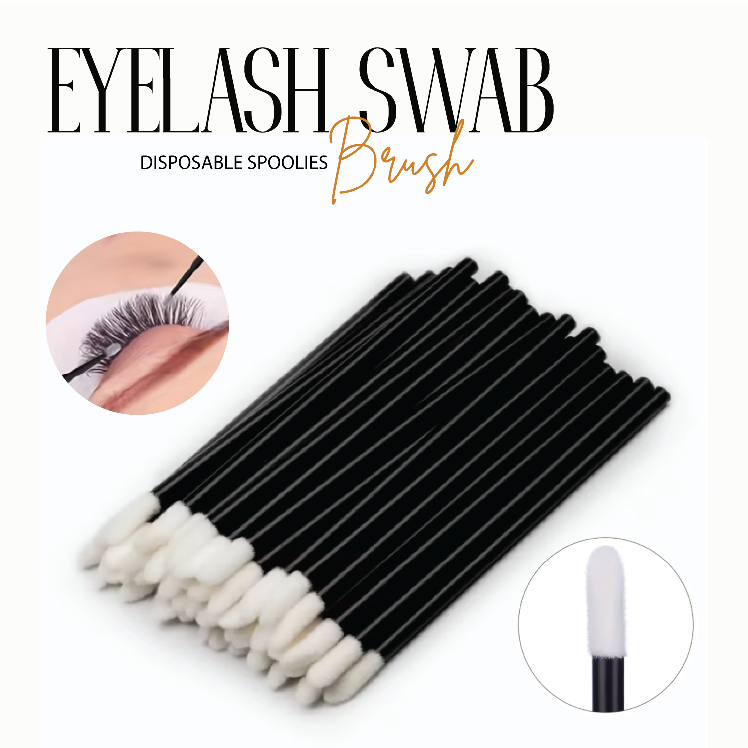 Eyelash Micro Cotton Swabs